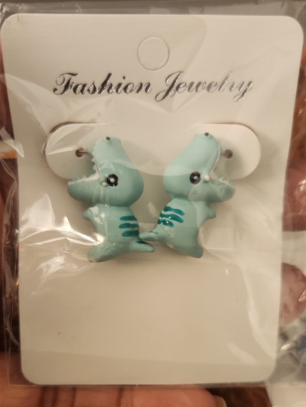 Soft clay cute animal bite earrings studs - Fun Gift Idea.NWT